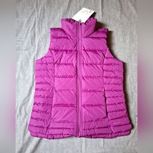 Lands End Down Puffer Vest Size S